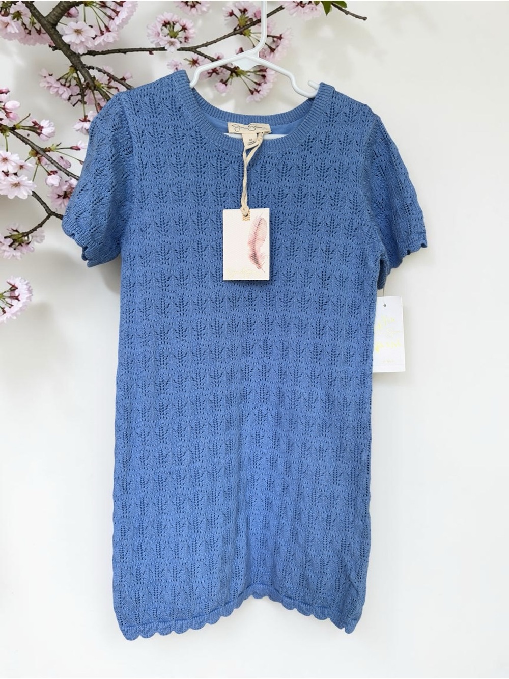 100% Cotton 4T Jessica Simpson Blue Clothing Tag - 4T